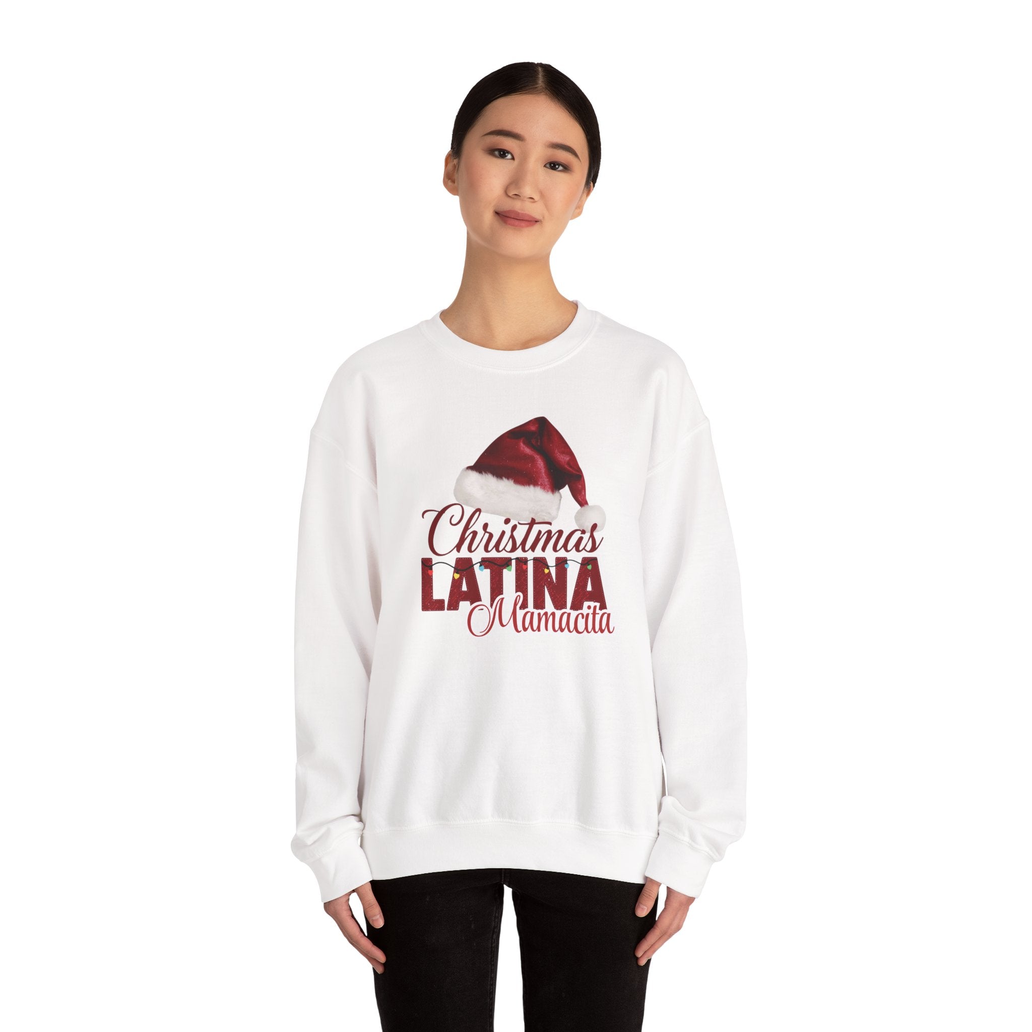 Christmas Latina Mamacita Sweatshirt | Latina Christmas Sweater | Holiday Mom Shirt | Spanish Xmas Gift for Mom | Cute Navidad Outfit