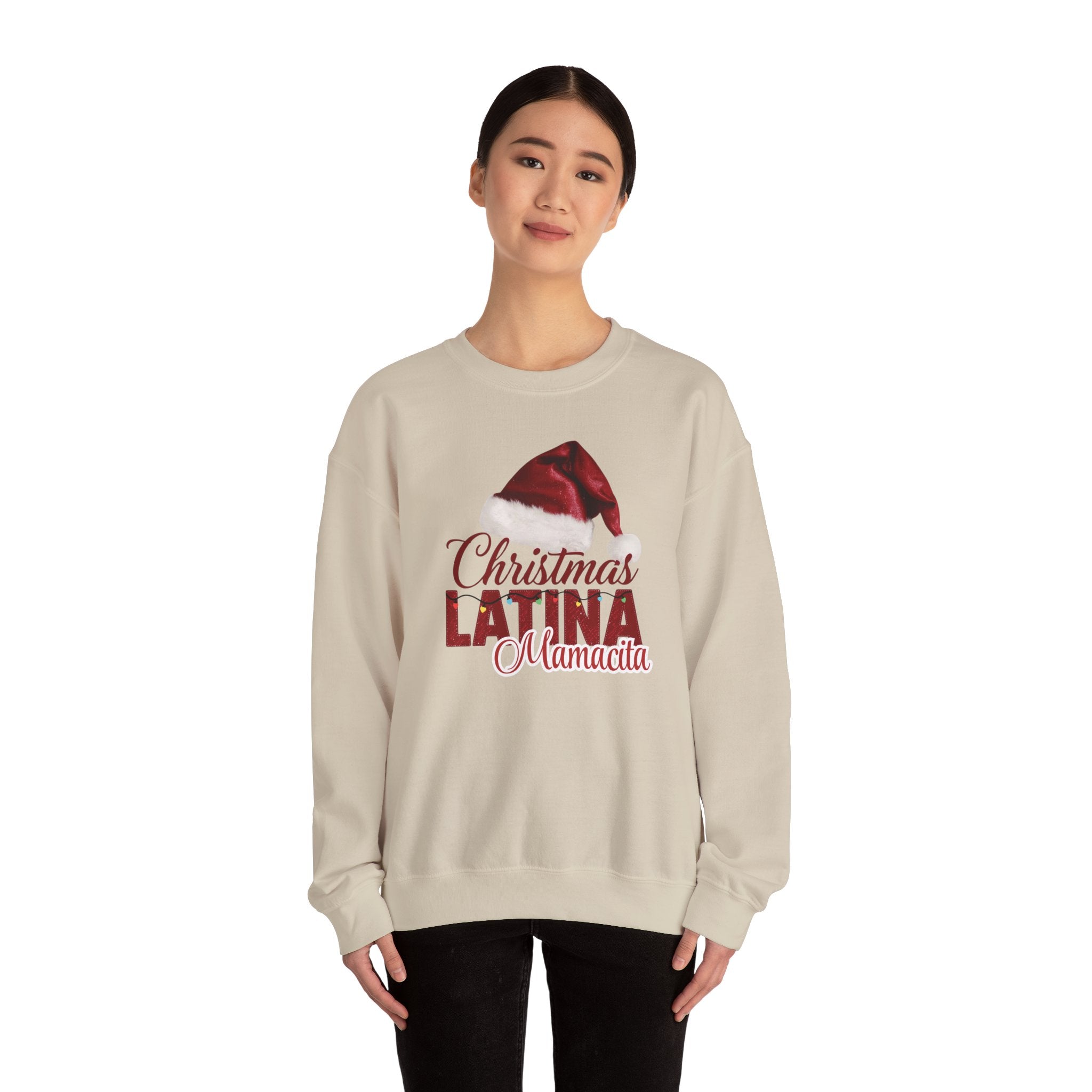 Christmas Latina Mamacita Sweatshirt | Latina Christmas Sweater | Holiday Mom Shirt | Spanish Xmas Gift for Mom | Cute Navidad Outfit
