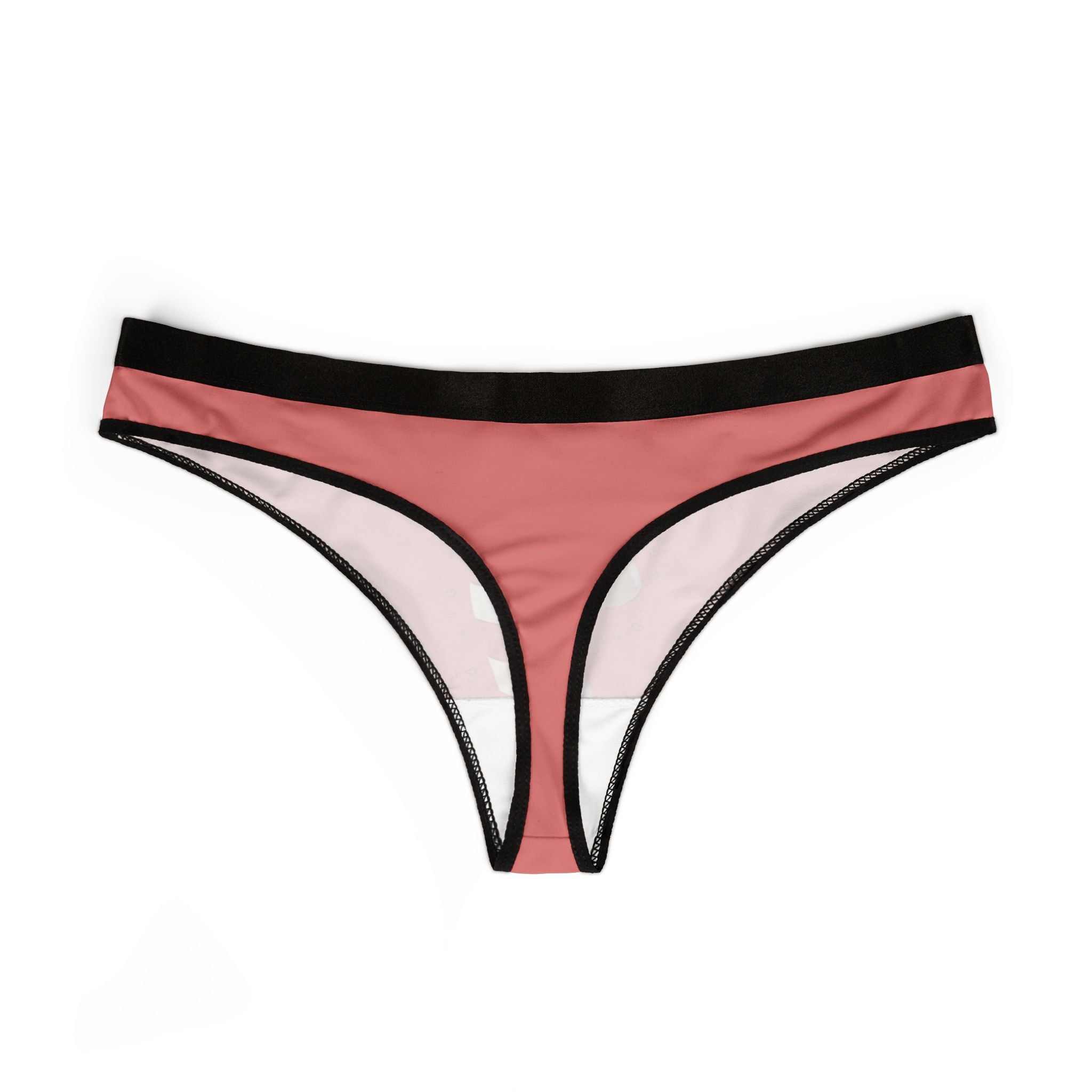 Candy Cane Christmas Thong. Naughty But Nice Panties for Women | Cute Holiday Lingerie | Funny Christmas Underwear Gift