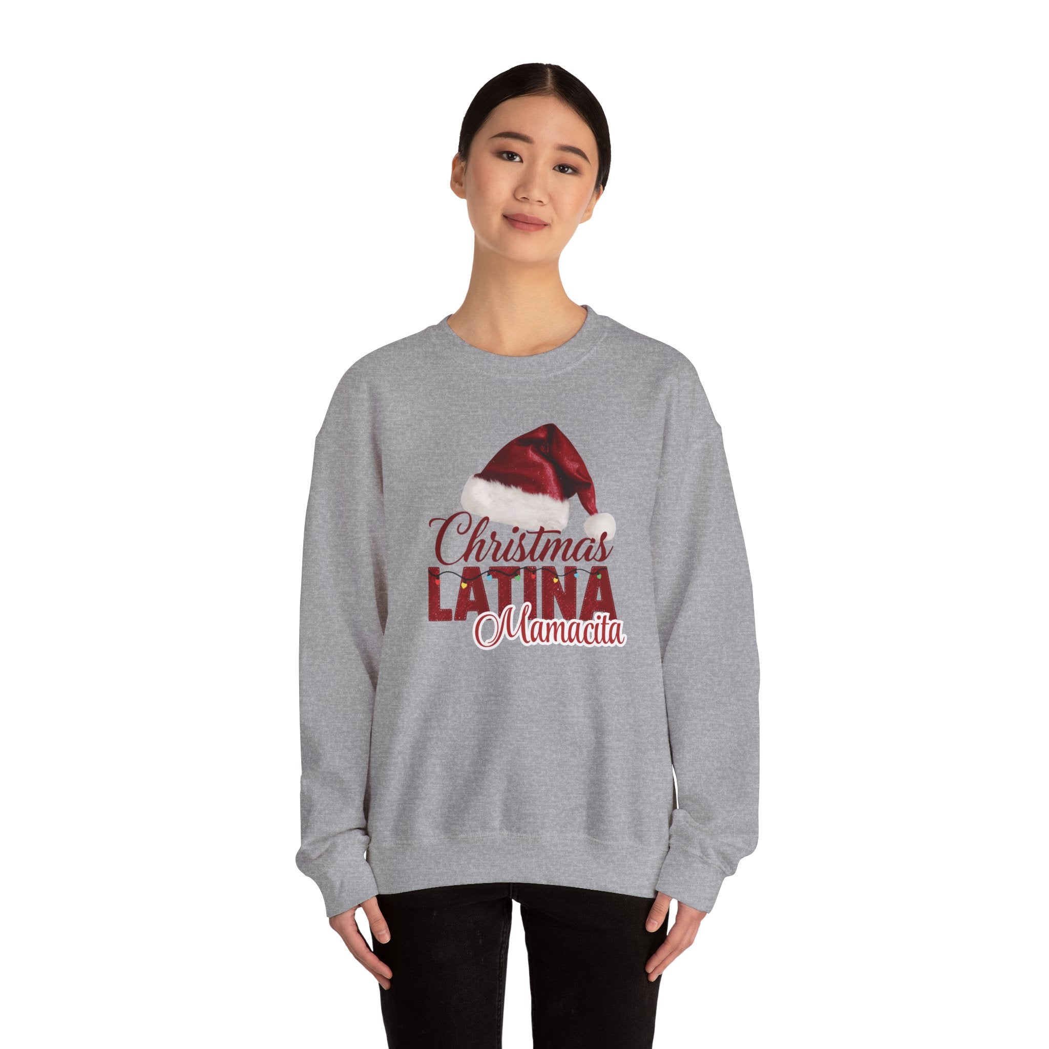 Christmas Latina Mamacita Sweatshirt | Latina Christmas Sweater | Holiday Mom Shirt | Spanish Xmas Gift for Mom | Cute Navidad Outfit